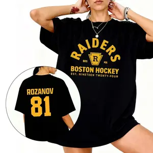 Heated Rivalry 81 Boston Raiders T-Shirt Unisex Cotton Casual Hockey Style Tee TikTok Shop Deals Summer Outfits Graphic Tees
