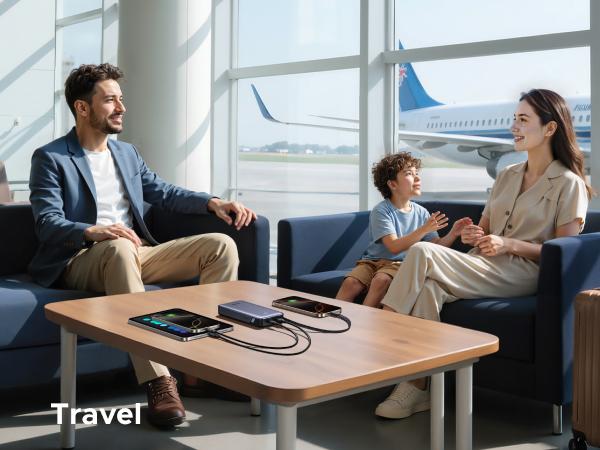 UGREEN Nexode Power Bank 20000mAh 45W with Built-in Cable, Fast Charging Portable Charger for iPhone 17 Pro/Samsung S25 Ultra/iPad Pro, 3-Port External Battery Pack with Digital Display, Travel Ready