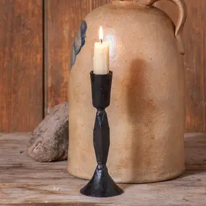 6.5-Inch Easton Cast Iron Taper Candle Holder