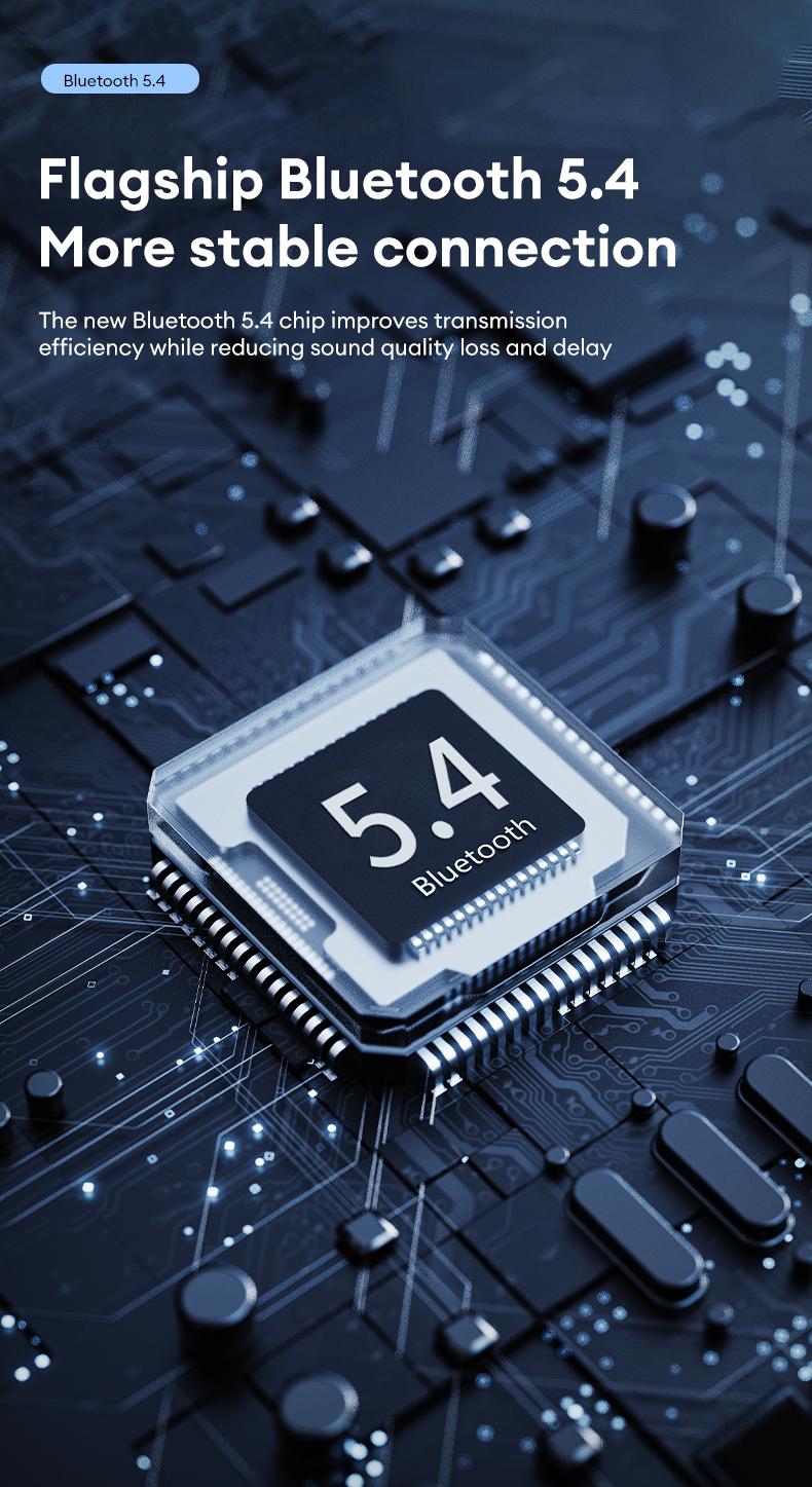 HYUNDAI Y22 In-Ear Wireless Headphones with 2025 Bluetooth 5.4, Touch Smart Screen, ANC Noise Reduction, Anti-Loss Function, High-Fidelity Audio Decoding, Ergonomic Comfortable Fit, Compatible with Mainstream Devices, Earbuds for Music & Calls