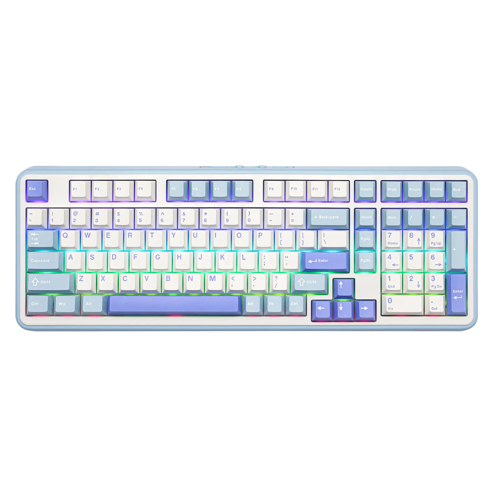 EPOMAKER TH99 96% Gasket-Mounted Wireless Mechanical Keyboard - Numpad, 5 Layers of Sound-Dampener Materials, Hot-Swappable, Tri-Mode USB-C/BT 5.0/2.4GHz, Silent RGB Creamy Gaming Keyboard, Computer Office Desk Accessory, Silent Mechanical Keyboard