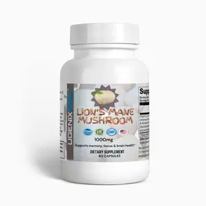 UgenixPRO® Lion's Mane Mushroom 60 Ct. | Improves Memory | Healthy Blood Flow | Anti-Fatigue