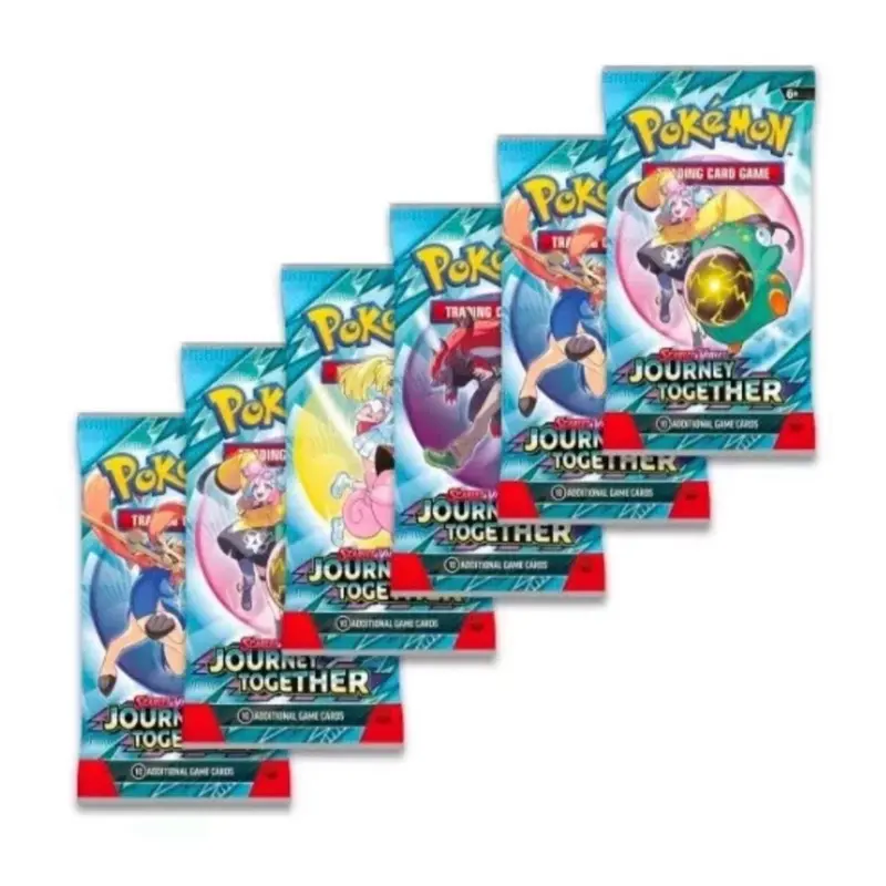 Five booster packs of pokemon journey together rip live