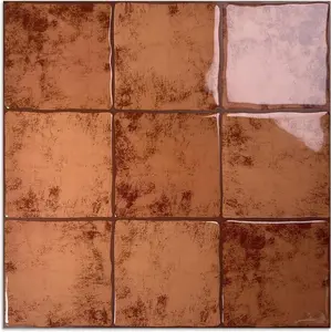 10 Sheet Thicker Peel and Stick Backsplash Tile, 12"x12" 3D Self Adhesive Square Mosaic Subway Checkered Vinyl Backsplash Stick on Wall Tiles for Bathroom, Kitchen, Living Room (10, Orange) kitchen decor sets kitchen decor girl room accessories