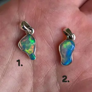 Walo/Ethiopian Opal Sterling Silver Pendant.