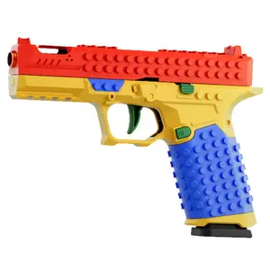 SIG17 Building Blocks Blaster Automatic Soft Bullet Gun for Outdoor Team Games Festival Gift