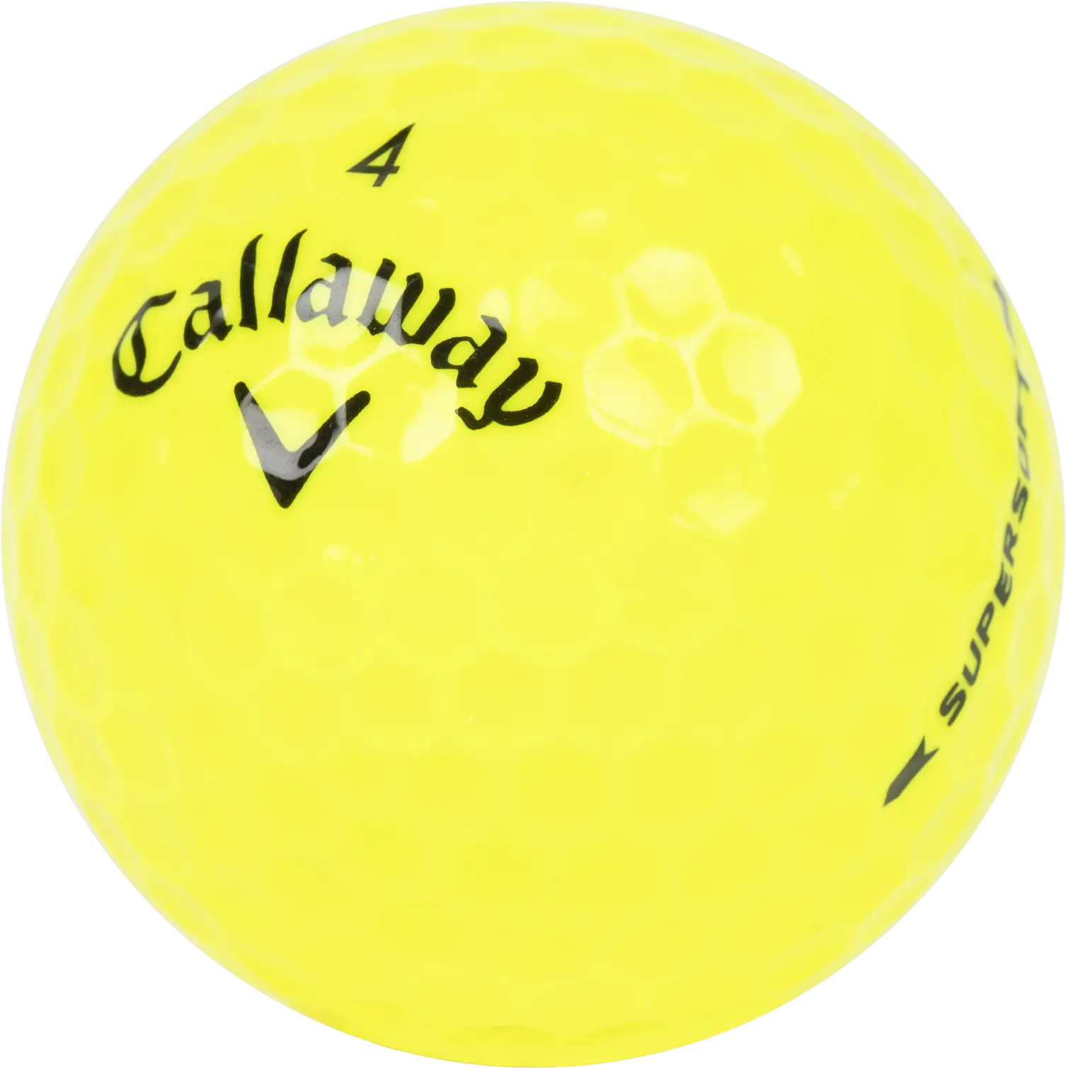 Clean Green Golf Balls Callaway Supersoft Golf Balls, Yellow Mix with HEX Aerodynamics for Long Distance and Soft Feel, Low Compression - 1 Dozen, High Visibility