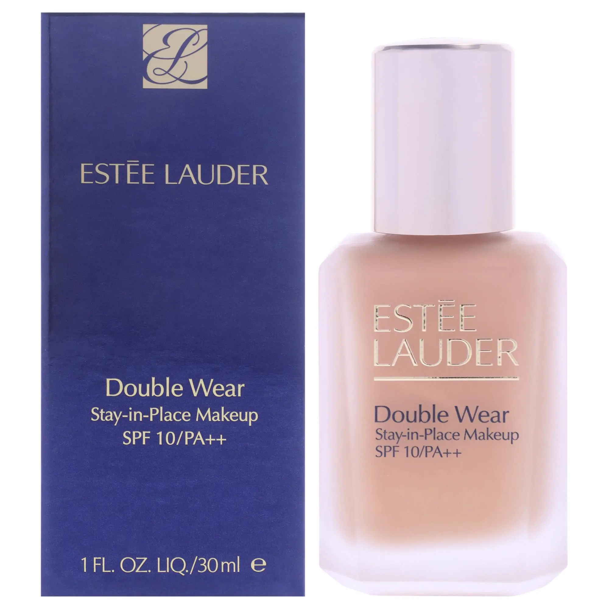 Estee Lauder Double Wear Stay-In-Place Flawless Long-Lasting Foundation for Women, SPF 10 PA+, 3N2 Wheat, 1 oz (30ml) Face Makeup Bottle
