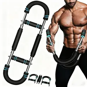 Blue Twister Arm Trainer, 3-Level Adjustable Resistance Twister Arm Exerciser Chest Exerciser for Men