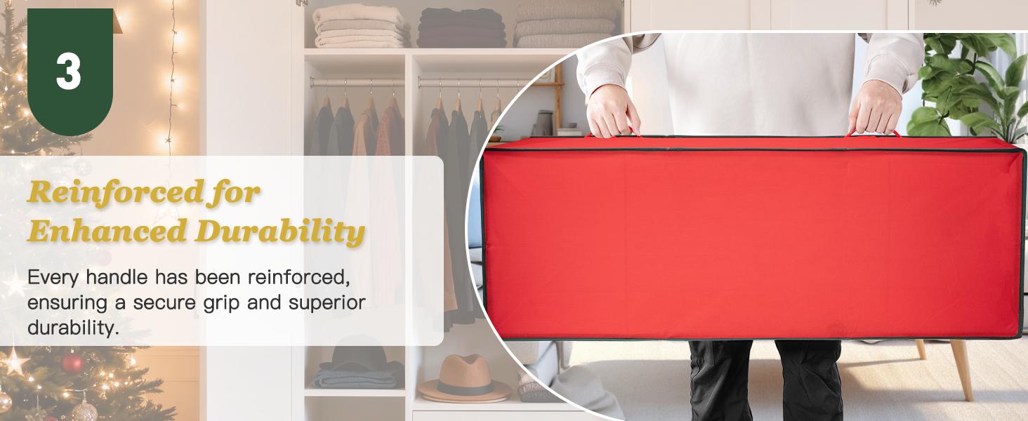 Criusia Gift Wrap Organizer, Christmas Wrapping Paper Storage Bag w/Useful Pockets for Xmas Accessories, Fits upto 24 Rolls, Underbed Storage for Holiday Decorations