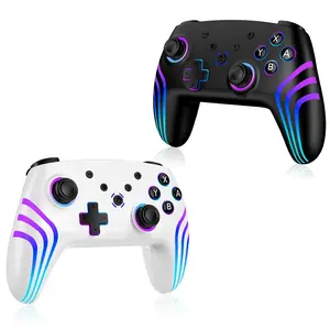 JORREP 2 Pack Switch Controllers, RGB Switch 2 Controller for Switch/Switch 2/Lite/OLED, Wireless Pro Controller with Motion Sensor/Dual Vibration/Turbo/Wakeup