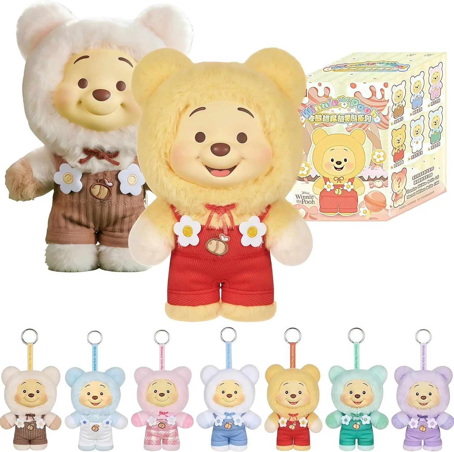 MINISO Disney Winnie The Pooh Candy Theme 1 Random Collectibles Blind Bag - Unisex TV & Movies Stress Relief Toy, Blind Pack for Holiday, Birthday Gifts, Cute Fun Collectible