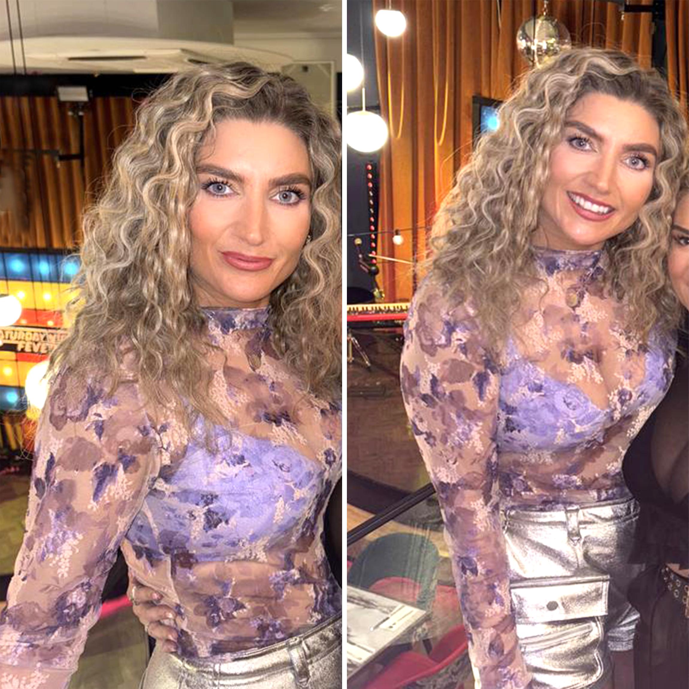 Buenoble Women's Sheer Leopard Mesh Long Sleeve Top Y2K Slim Fit Mock Neck See Through Layering Shirt