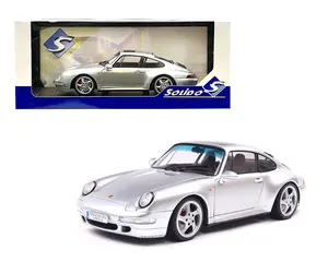 1:18 1996 Porsche 911 (993) 4S Silver by Solido