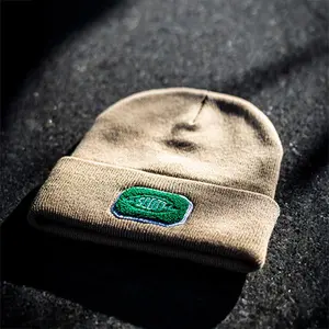 O.M. Scott & Sons Cuffed Beanie - Soft Knit, 100% Acrylic, Camel Color