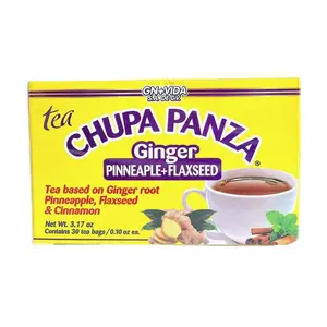 GN+VIDA Chupa Panza Tea (te chupa panza) - 30 Tea Bags, Herbal Supplement Beverage, Fruit Flavor, Dietary Supplement
