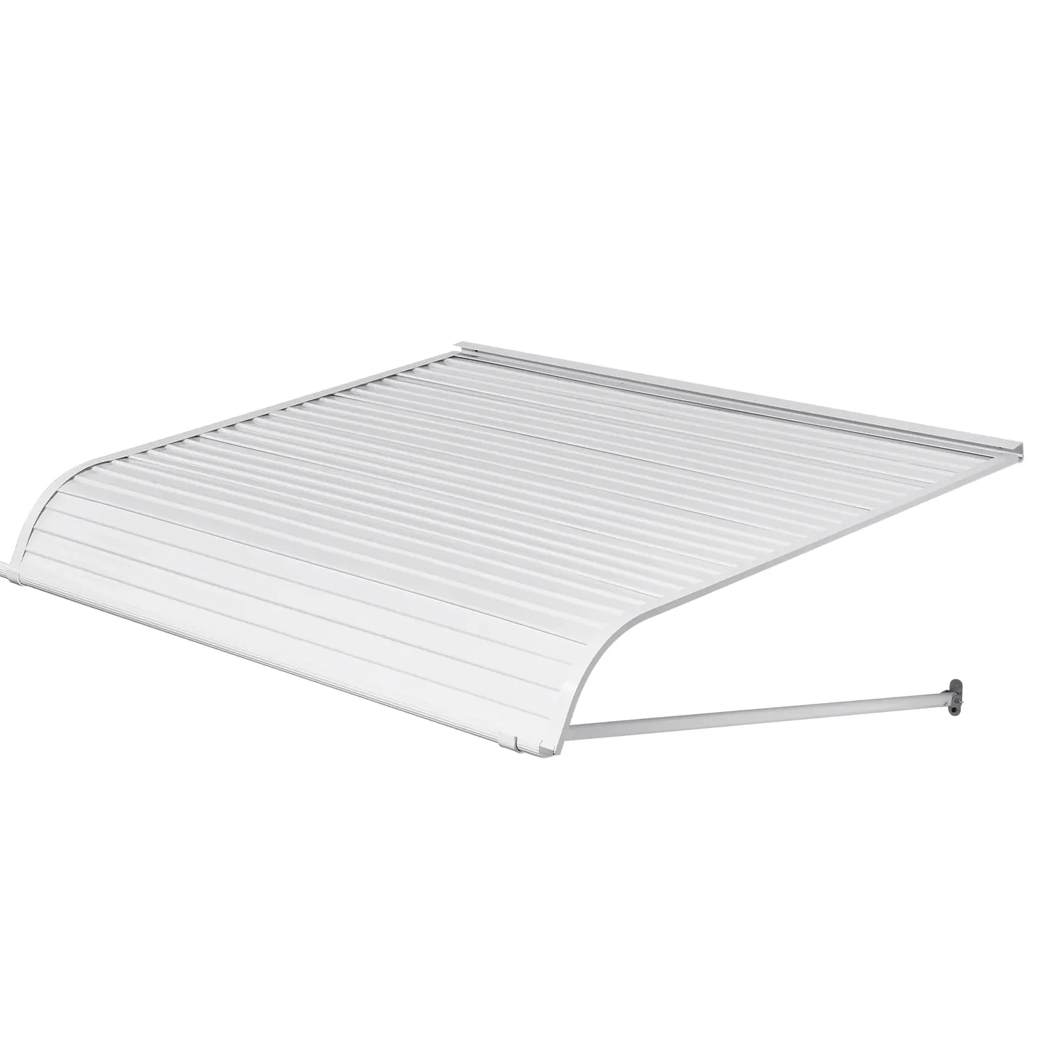 VEVOR Aluminum Awning 48 x 42 in,  Durable Window Awning Door Canopy, Lightweight and Stable Aluminum Exterior Awnings Rain Snow Sunlight Protection for Door Entrance Windows Patio Porch