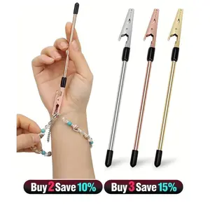 Easy Bracelet Fastening Tool Quick Jewelry Clasp Helper Bracelets & Necklaces Assist Tool Portable Jewelry Fastener Essential Travel Accessory & Jewelry Helper Gift