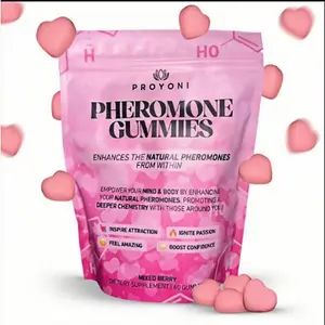 Pheromone Gummies - Enhances Your Natural Pheromones From Within - 60 Count Mixed Berry Flavor | Feminine Gummies | probiotic for women | Non-Gmo