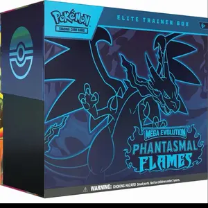 Pokemon Phantasmal Flames Elite Trainer Box ETB Ships Factory Sealed