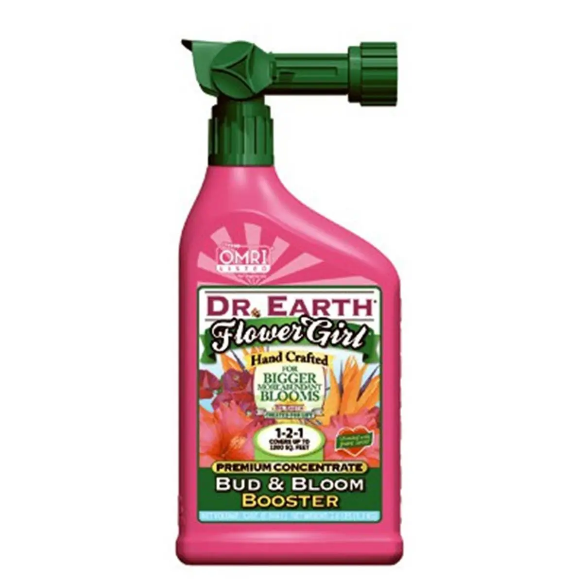 212 MAIN Earth Bud & Bloom Booster Fertilizer - 32oz Ready-to-Spray Formula, Promotes Bloom for Home Garden Plants, Ready-Spray