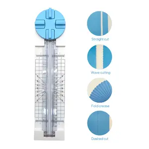 【Multi-functional Paper Trimmer】4-in-1 Paper Trimmer & Cutter- Straight, Wave, Dotted, Perforated Blades- DIY Scrapbooking, Card Making- Multi-Style Craft Paper Cutting Tool ,Scrapbooking ,PaperCraft ,DIYTools