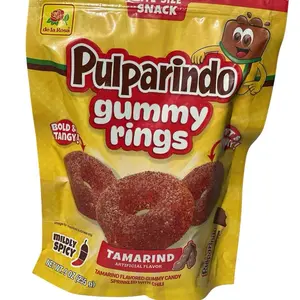 Pulparindo Gummy Rings Tamarind 9 oz bold and tangy gummy ring candy