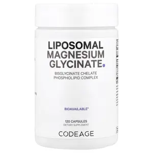 Codeage Liposomal Magnesium Glycinate, 120 Vegetable Capsules