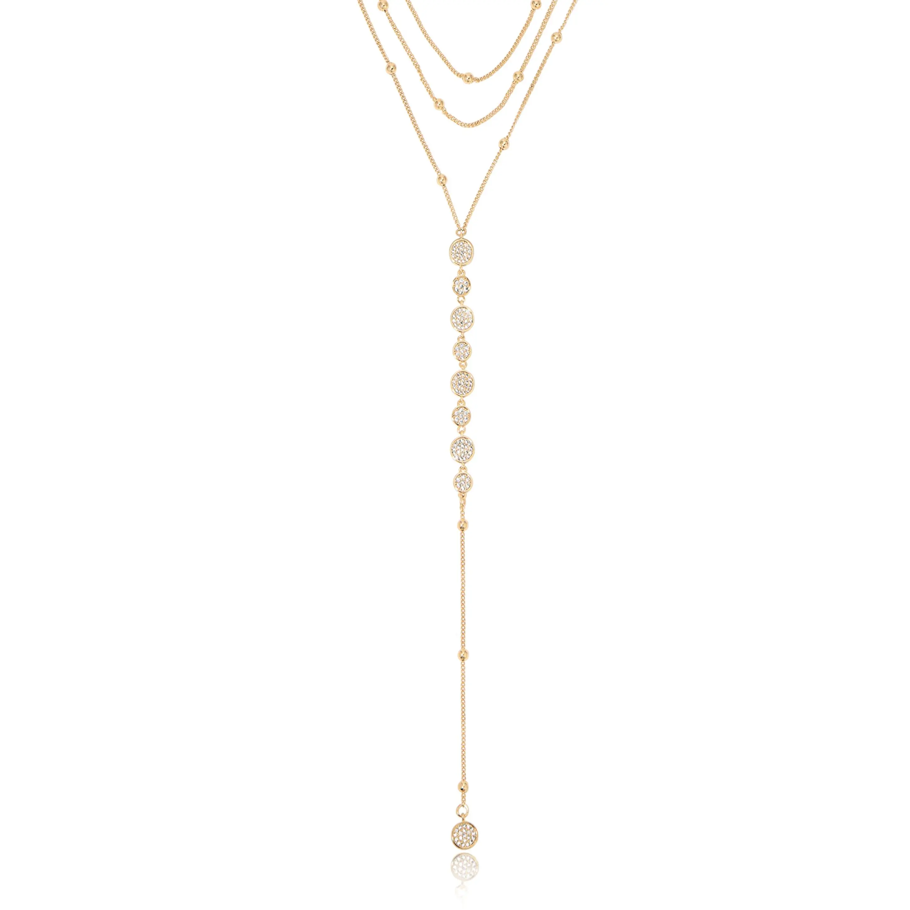 Bali Dreams Crystal Lariat Necklace