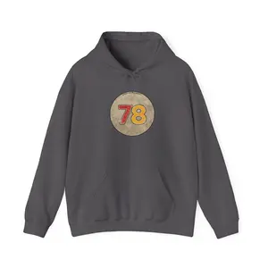Vintage Pullover Hoodie - Size 2XL - Charcoal | Pick Your Number