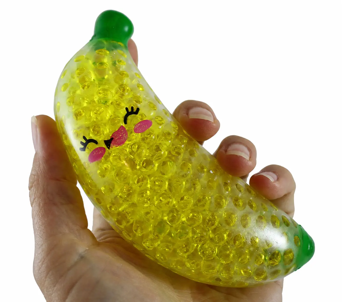 Banana Shape Orbeez Bead Fidget Toy, Cute Water Bead Stress-Relief Toy for Kids
