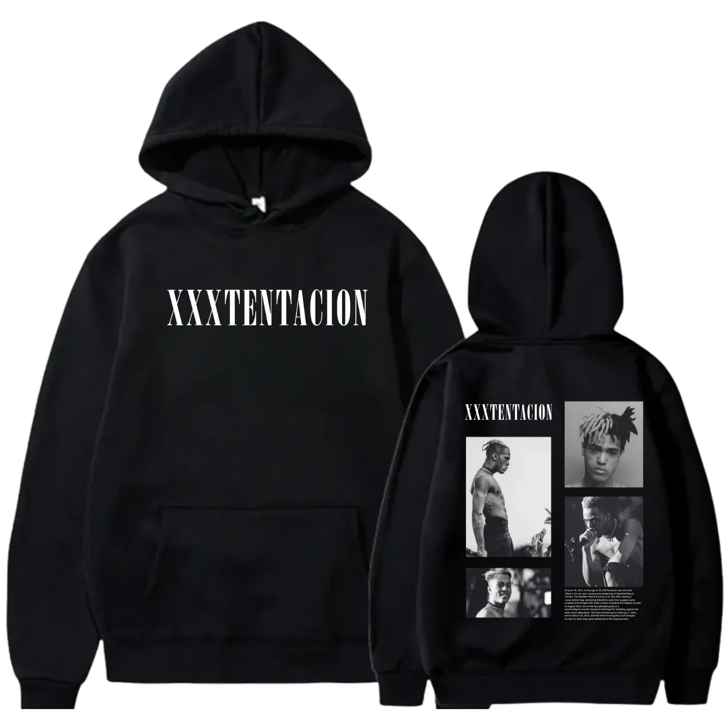 XXXTENTACION Hoodie, Sweatshirt, T-Shirt Vintage Hip Hop Rapper Graphic Tee, Unisex Streetwear Fan Merch for Men & Women