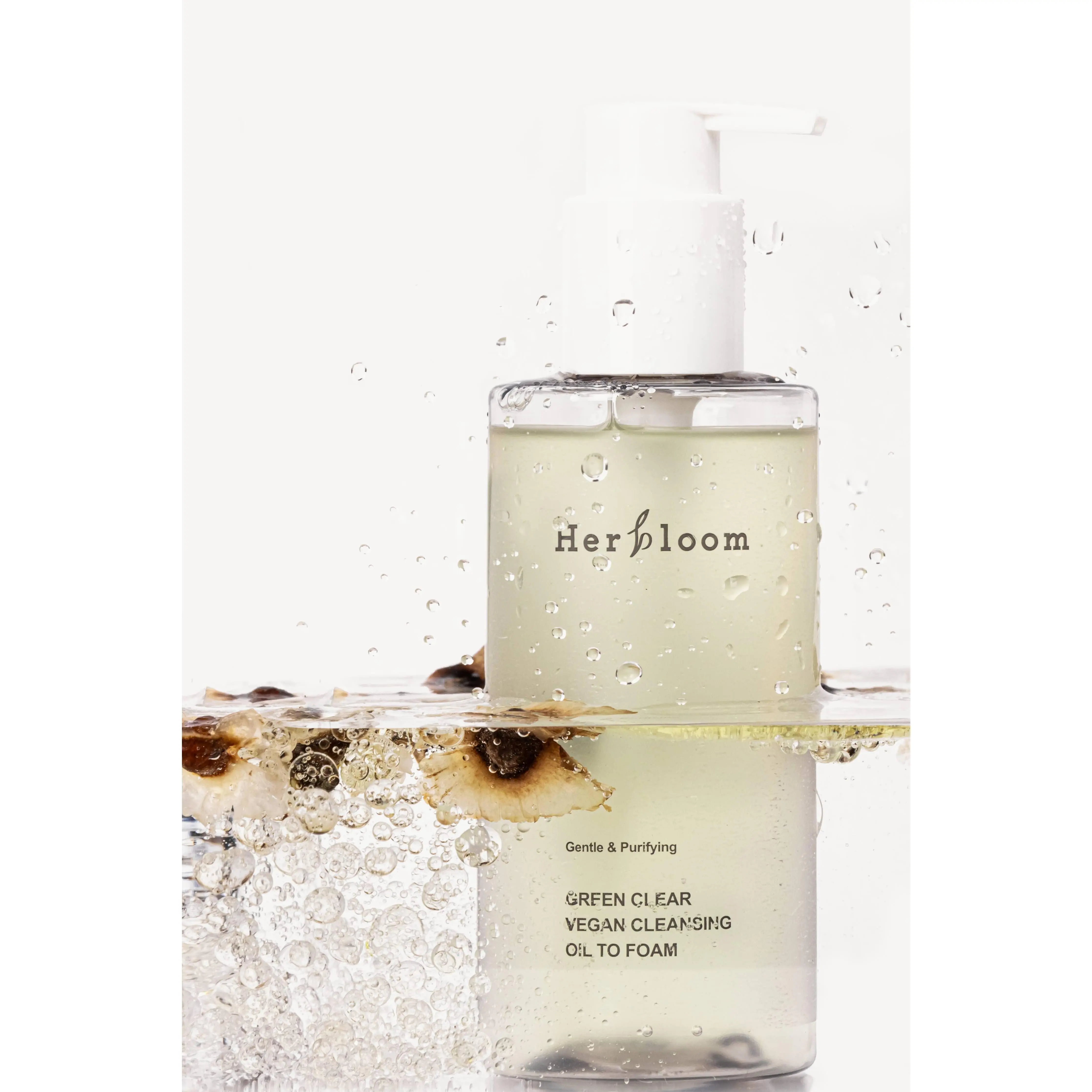 Herbloom Green Clear Vegan Cleansing Oil to Foam (200 ml)
