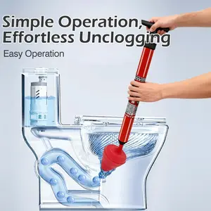【Free Shipping 】One-Piece Design Drain Cleaner for Kitchens,1 Count Toilet Clog Remover Tool