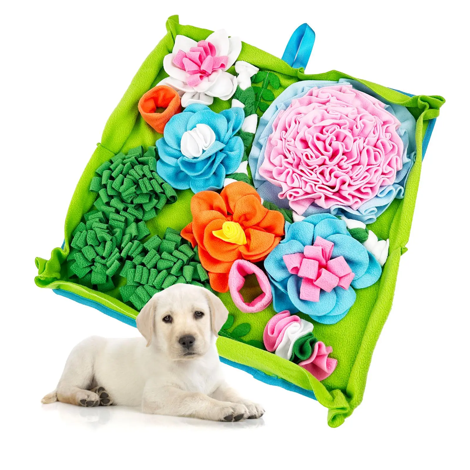 Pet Feeding Mat, Lick Mats, Puppy Lick Mat, Multifunctional Pet Sniffing Pad, Pet Interactive Feeding Toy, Puzzle Feeder, Dog & Cat Accessories for Indoor Outdoor Use
