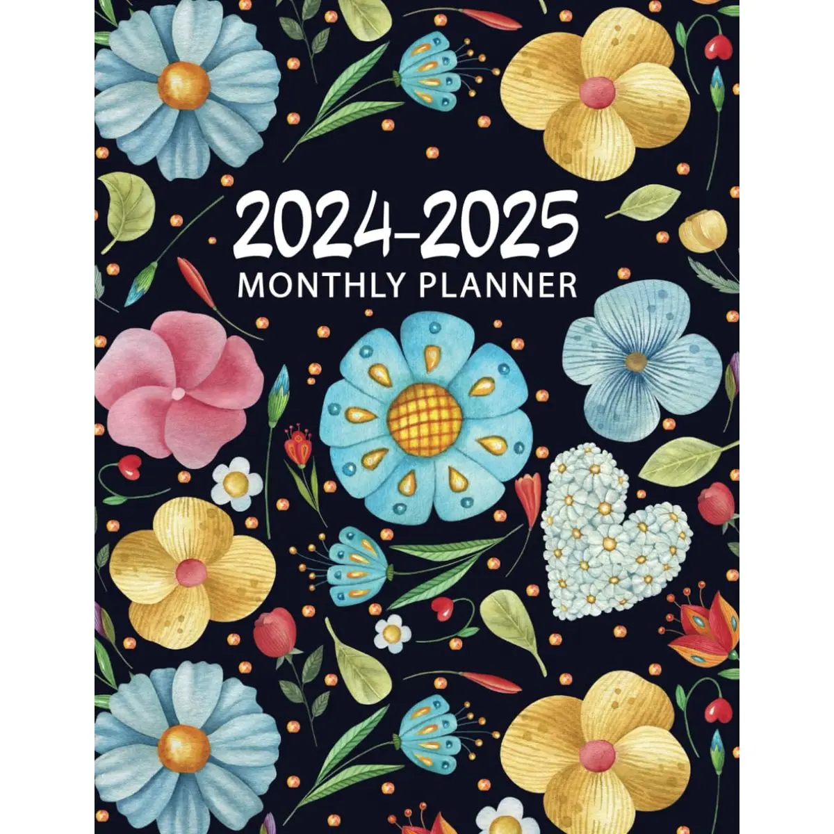 2024-2025 Monthly Planner: with Holidays and Inspirational Quotes (Two Years from January 2024 to December 2025) Paperback – Organizer, March 8, 2023