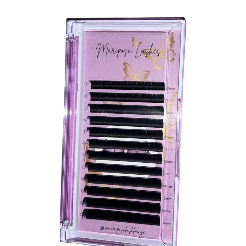 Mariposa Lashes .15 Lash Extensions Mix Tray 8-15