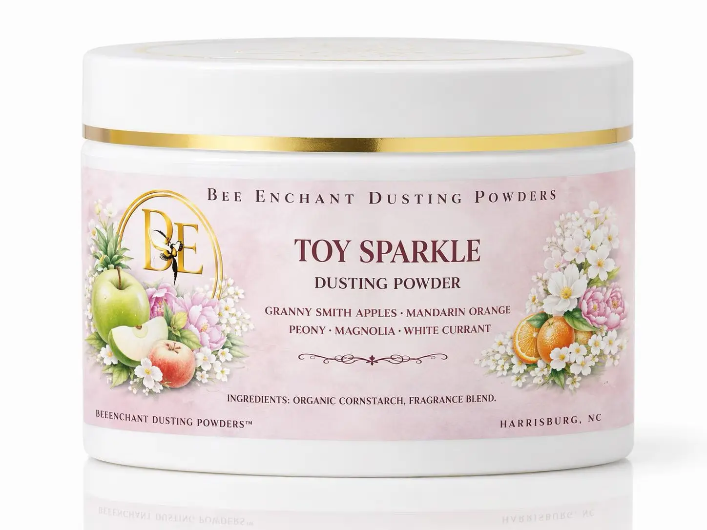 Bee Enchant’s Toy Sparkle Custom Body Dusting Perfume Powder- Scented - Finely Milled powder Talc-Free Fragrance Vanilla Daily- Natural Shower Powder Cosmetic-body powder- perfume powder