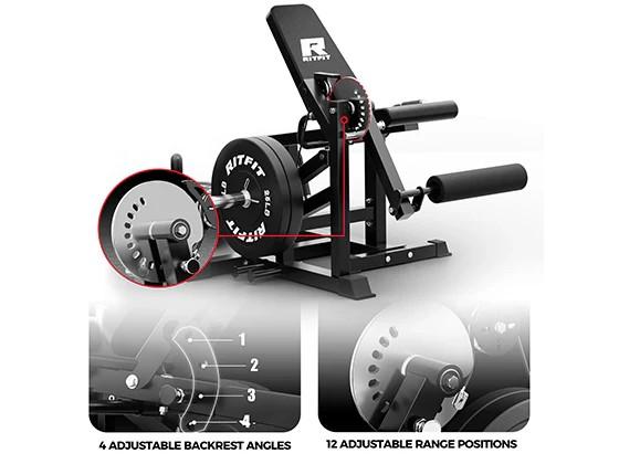 RITFIT Signature Adjustable Lower Body Exercise Machine - Multifunctional Fitness Tool, Home Workout Station, Adjustable Squat Machine for At-Home Gym Equipment & Strength Training Leg Workouts