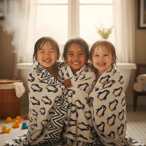 Little Penguin Loom 100% premium Turkish cotton