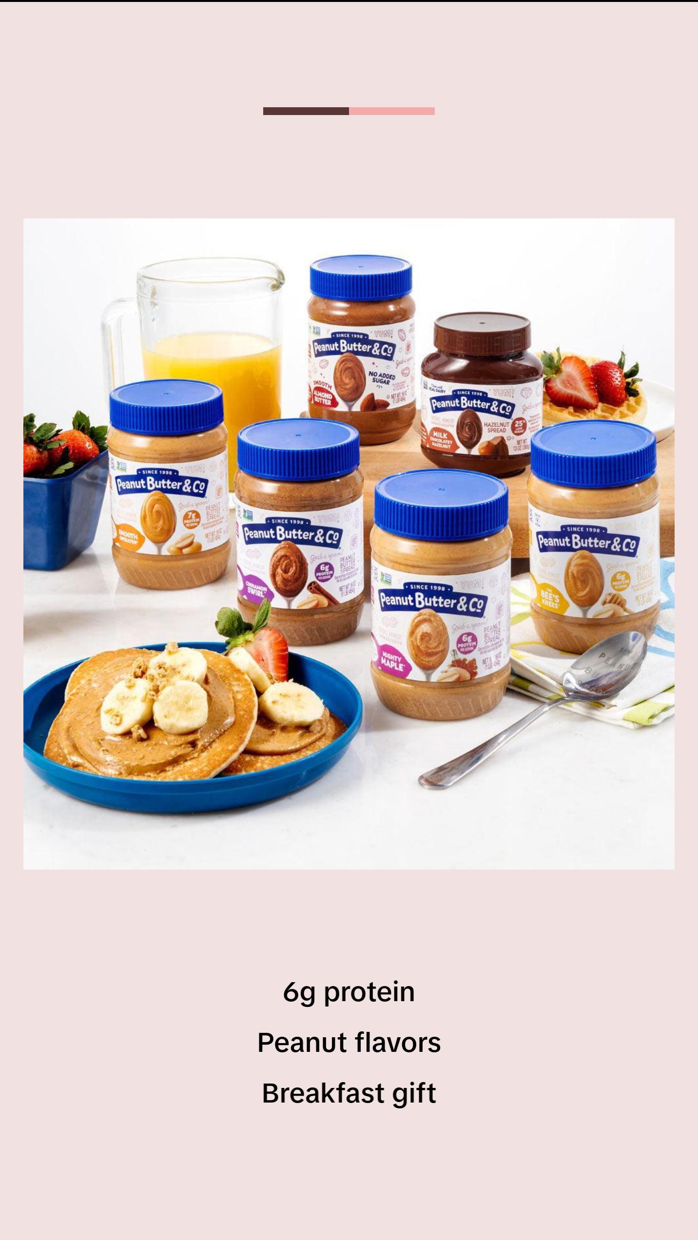Yummy Breakfast Box Peanut Butter & Co Spread Flavor Sweet