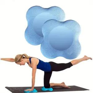 2 Packs Yoga Knee & Elbow Cushions - Extra Thick Foam for Knees, Elbows, Wrists, Hands & Head - Pilates & Kneeling Pads - Support Foam Pads for Women & Men pilates board pilates board at home