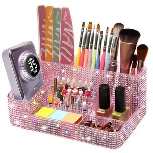 FLYBOK Nail Drill Holder, 28 Holes Drill Bit Holder for Nails, Professional Nail Tool Organizer, Nail Desk Organizer for Nail Tech, Nail DIY Use(Tools Not Included)