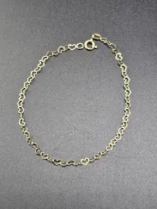 14K Gold Bracelet - Hearts
