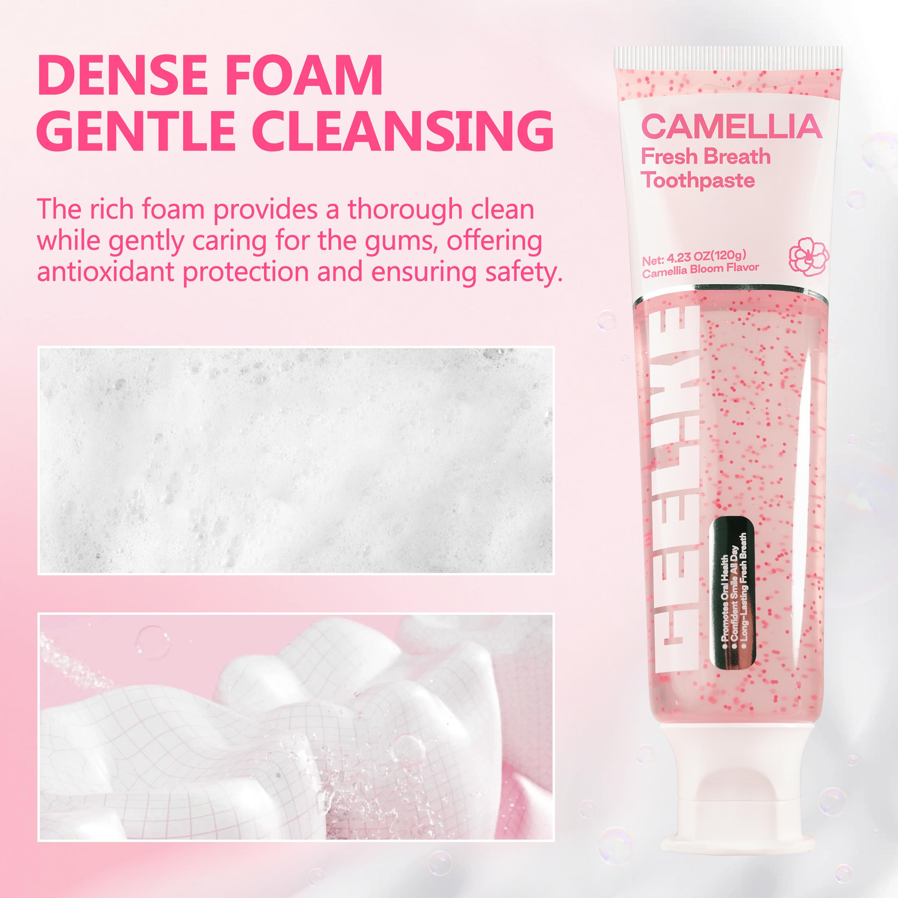 CEELIKE Camellia Fresh Breath Toothpaste | Deeply Cleans Teeth, Provides Long-Lasting Freshness, Gently Cares for Oral Health