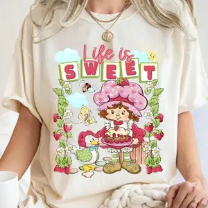 Strawberry Sweatshirt, Fruit Sweatshirt, Strawberry Fields, Strawberry Shortcake K9Q