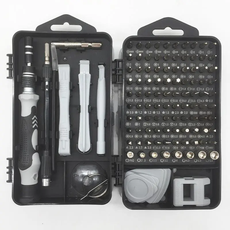 Precision Set, Professional Grade 117 in 1 Repair Tool Kit for Electronics, Computer, , Laptop, Console, Watch, Eyeglasses, Modding, and DIY Projects