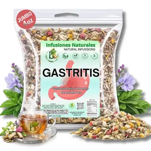 Gastritis-BYE Herbal Tea – 100% Natural Herbal Infusion – Compuesto de Hierbas Naturales – 4 oz – Herbal Mixture for Digestive Comfort – Té para Bienestar Estomacal – Non-GMO | No Cafeína