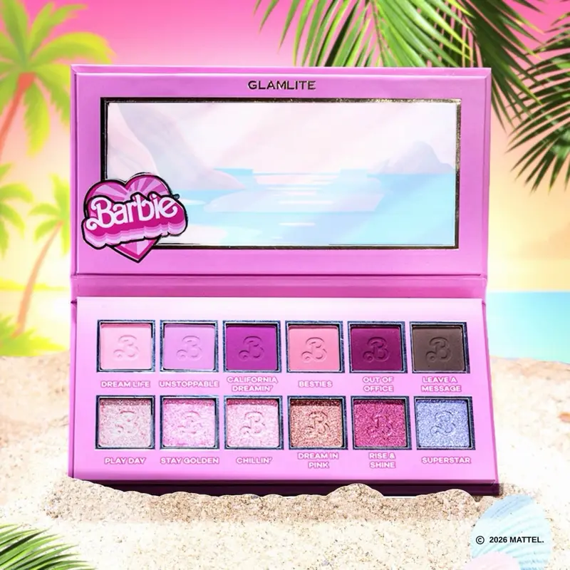 Barbie x Glamlite Palette