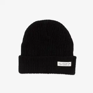 Organic Cotton Beanie - Black